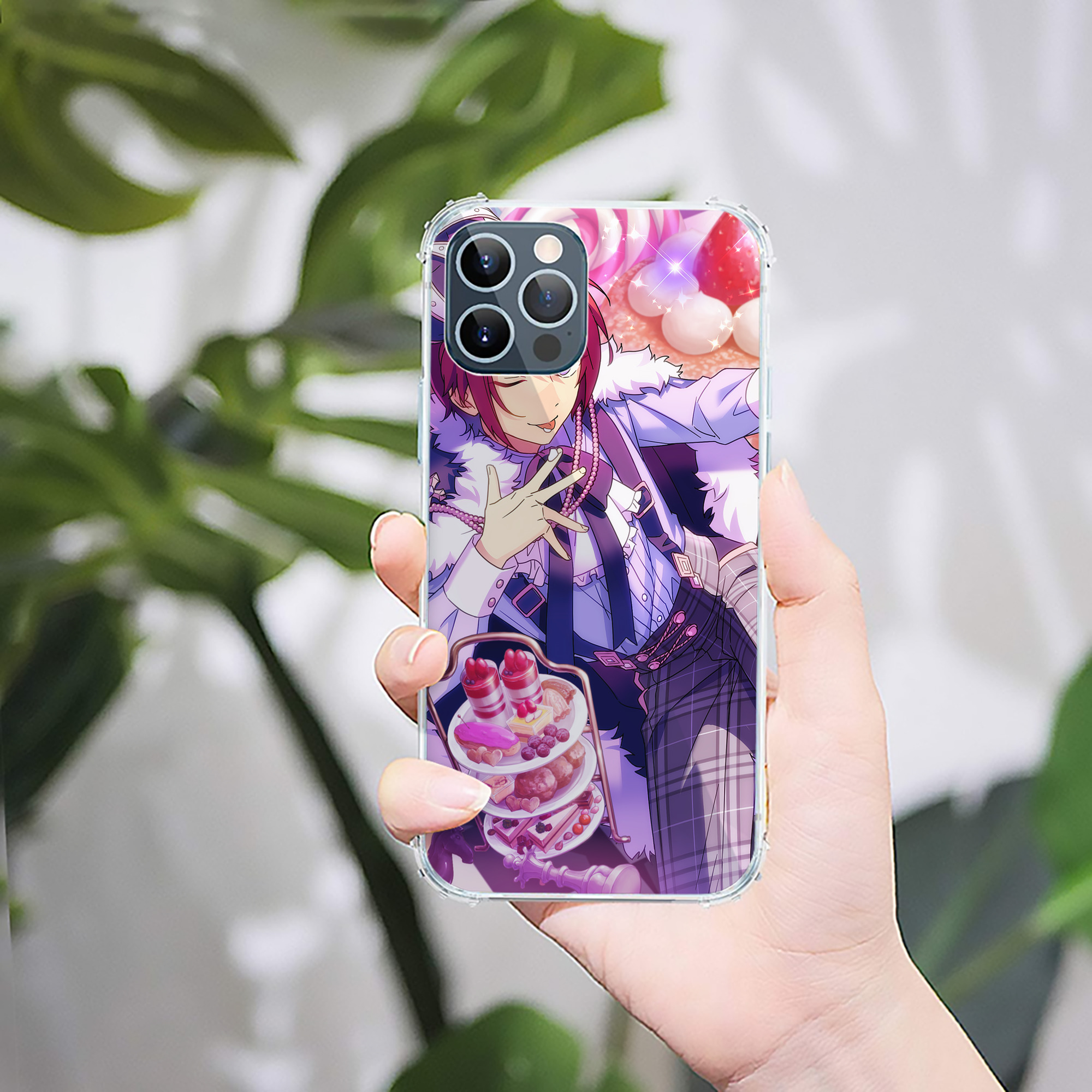（画像用） あんさんぶるスターズ! Ensemble Stars 【iPhone 12シリーズ対応】透明スマホケース（クリアソフトケース）